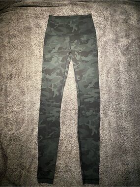 Lululemon Athletica Camo High Rise Leggings